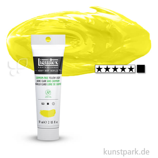 Artikelbild 1 des Artikels “Liquitex HEAVY BODY Acrylfarben 59 ml Tube | 889 Kad Free Gelb Hell“