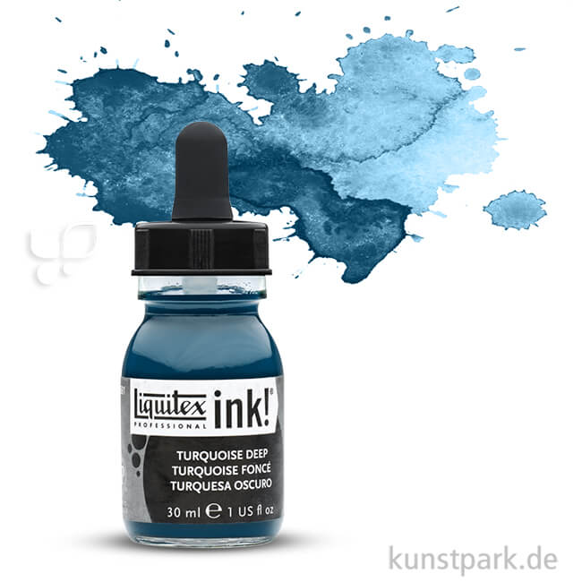 Artikelbild 1 des Artikels “Liquitex Professional ACRYLIC INK 30 ml Einzelfarbe | Dunkeltürkis“