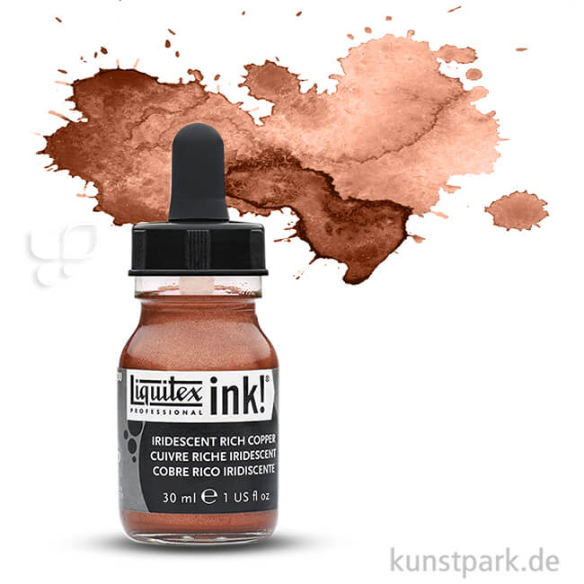 Artikelbild 1 des Artikels “Liquitex Professional ACRYLIC INK 30 ml Einzelfarbe | Irisierendes Sattes Kupfer“