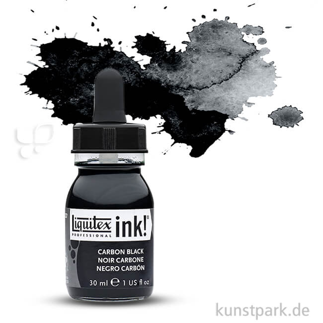Artikelbild 1 des Artikels “Liquitex Professional ACRYLIC INK 30 ml Einzelfarbe | Karbonschwarz“