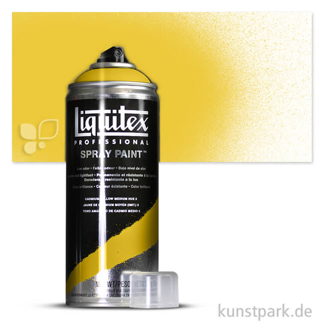 Artikelbild 1 des Artikels “Liquitex Spray Paint - Farbspray 400 ml Einzelfarbe | 5163 Kadmiumgelb Dunkel 5“