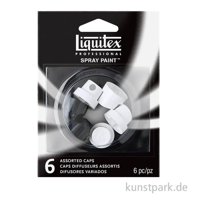 Artikelbild 1 des Artikels “Liquitex Spray Paint Sprühköpfe Gemischt 6 Stück “