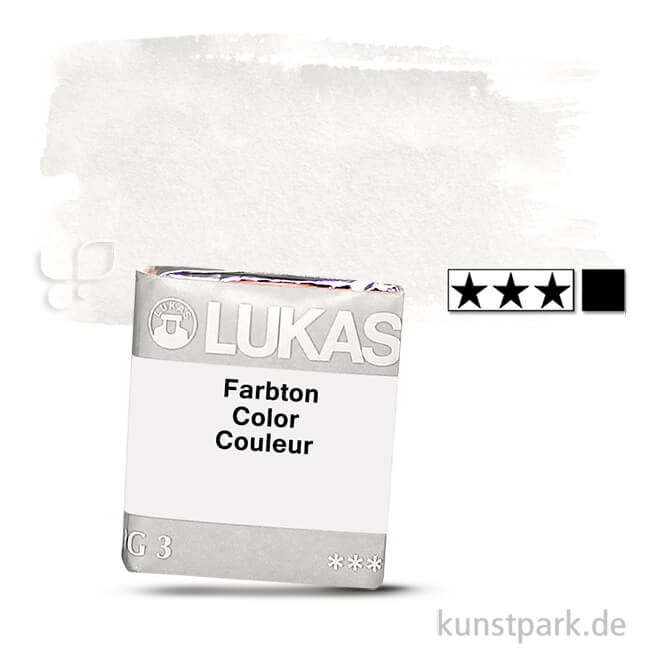 Artikelbild 1 des Artikels “Lukas 1862 Aquarellfarben 1/2 Napf | 1007 Deckweiß“