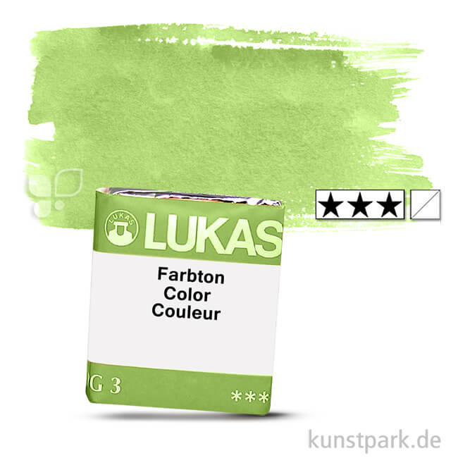 Artikelbild 1 des Artikels “Lukas 1862 Aquarellfarben 1/2 Napf | 1171 Zinnobergrün hell“