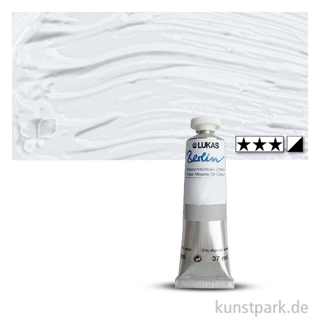 Artikelbild 1 des Artikels “Lukas BERLIN Wasser-Ölfarbe 37 ml | 0604 Zinkweiß“