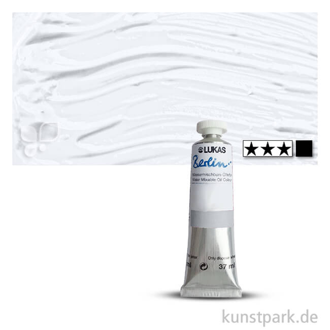 Artikelbild 1 des Artikels “Lukas BERLIN Wasser-Ölfarbe 37 ml | 0608 Titanweiß“