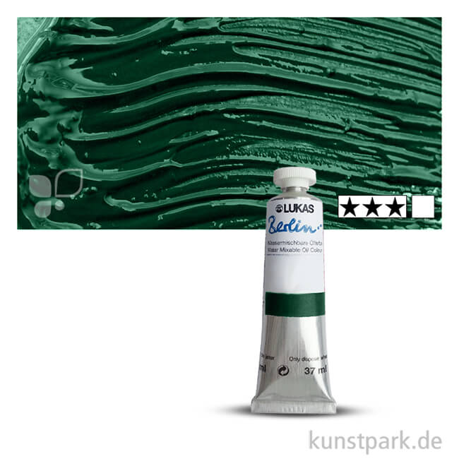 Artikelbild 1 des Artikels “Lukas BERLIN Wasser-Ölfarbe 37 ml | 0654 Chromoxidgrün feurig imit. (Phthalo)“