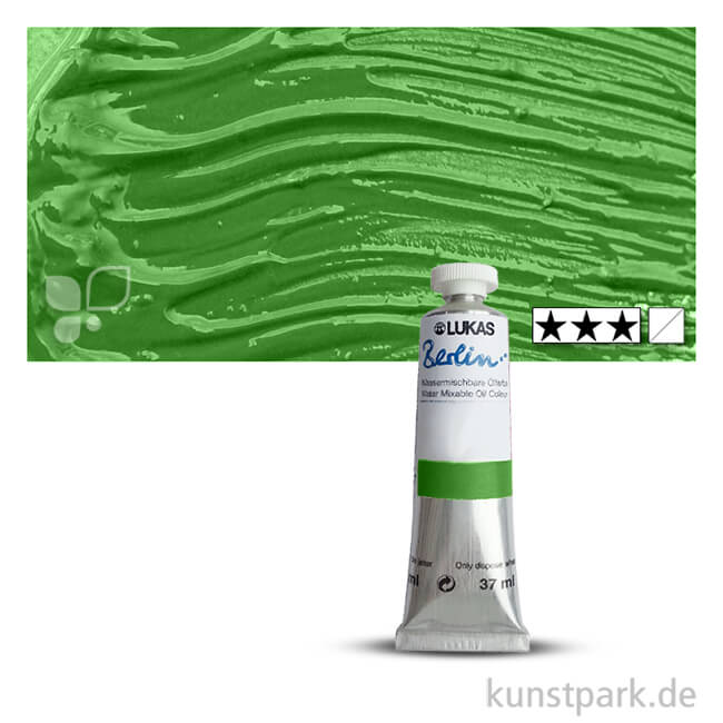Artikelbild 1 des Artikels “Lukas BERLIN Wasser-Ölfarbe 37 ml | 0663 Permanentgrün hell“