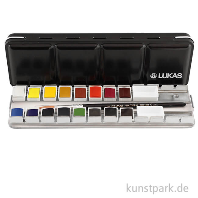 Artikelbild 1 des Artikels “Lukas STUDIO Aquarellkasten 16 halbe Näpfchen, Reserve “