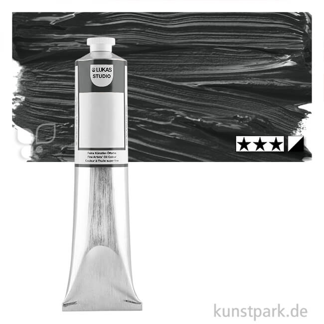 Artikelbild 1 des Artikels “Lukas STUDIO Ölfarben 200 ml | 0382 Elfenbeinschwarz“