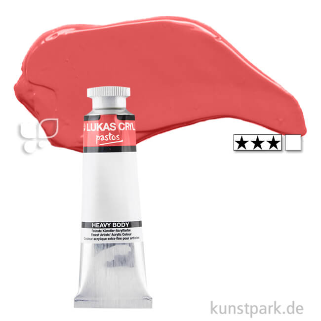 Artikelbild 1 des Artikels “LukasCryl PASTOS Acrylfarbe 37 ml Tube | 4086 Zinnoberrot dunkel“