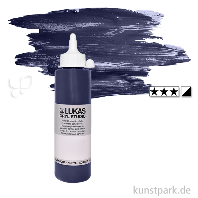 Artikelbild 1 des Artikels “LukasCryl STUDIO Acrylfarbe 250 ml Flasche | 4734 Preussischblau“