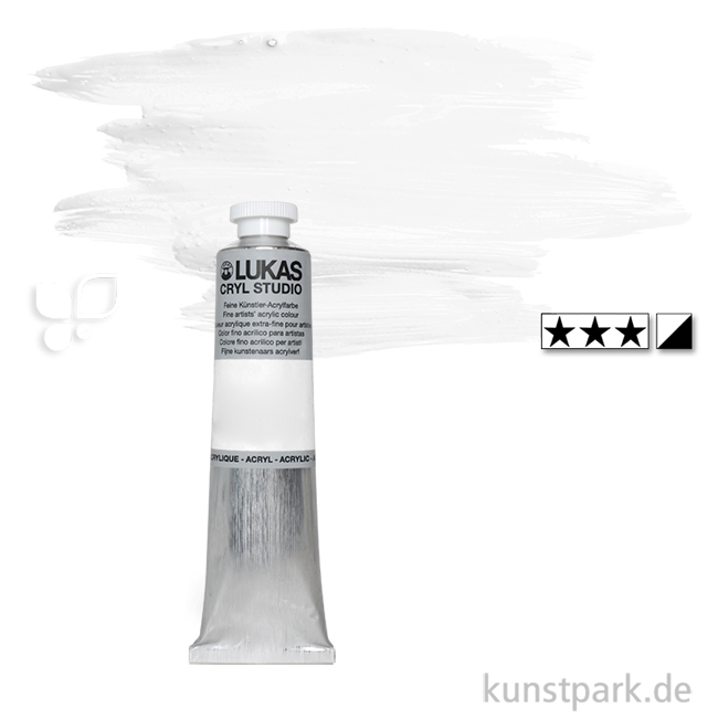 Artikelbild 1 des Artikels “LukasCryl STUDIO Acrylfarbe 75 ml Tube | 4608 Titanweiß“