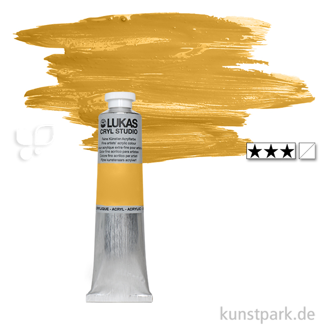Artikelbild 1 des Artikels “LukasCryl STUDIO Acrylfarbe 75 ml Tube | 4612 Gold“