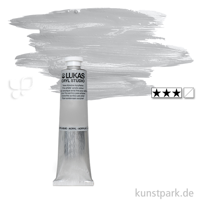 Artikelbild 1 des Artikels “LukasCryl STUDIO Acrylfarbe 75 ml Tube | 4613 Silber“