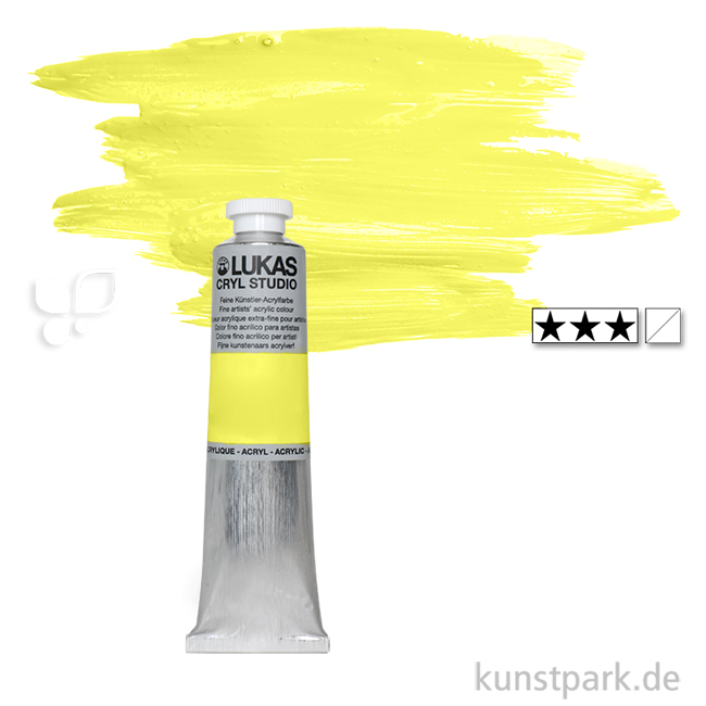 Artikelbild 1 des Artikels “LukasCryl STUDIO Acrylfarbe 75 ml Tube | 4620 Zitronengelb Primär“