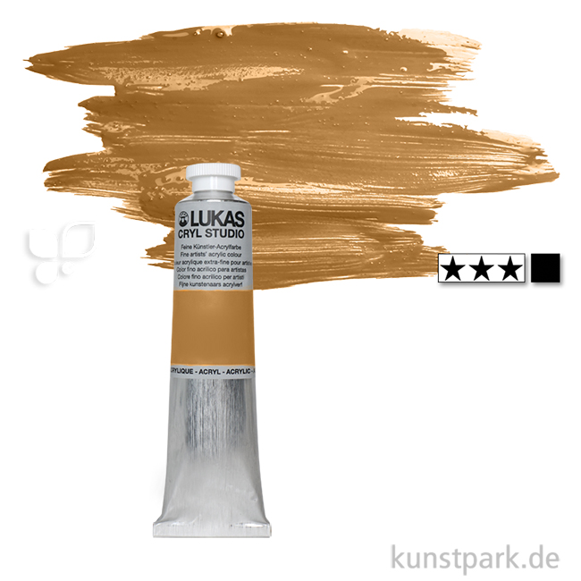 Artikelbild 1 des Artikels “LukasCryl STUDIO Acrylfarbe 75 ml Tube | 4631 Lichter Ocker“