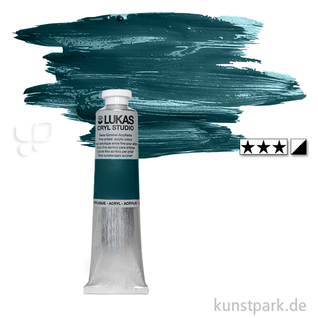 Artikelbild 1 des Artikels “LukasCryl STUDIO Acrylfarbe 75 ml Tube | 4754 Chromoxidgrün feurig“