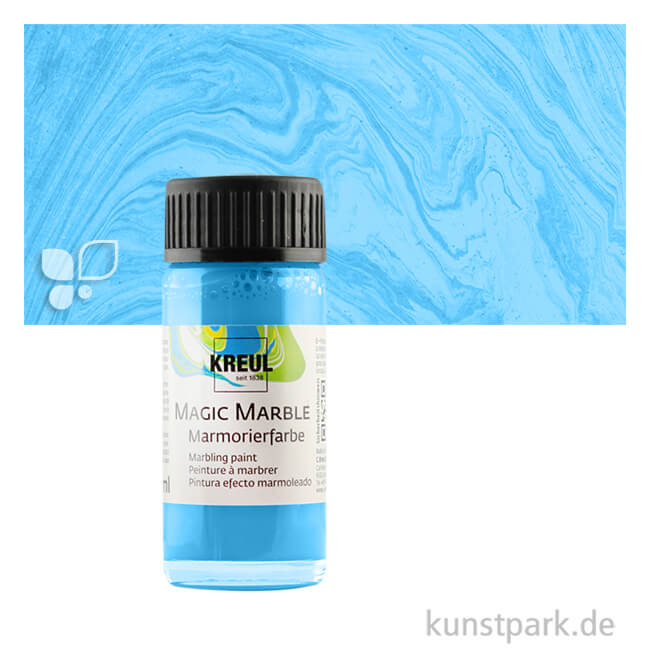 Artikelbild 1 des Artikels “KREUL MAGIC MARBLE Marmorierfarbe 20 ml Einzelfarbe | Hellblau“