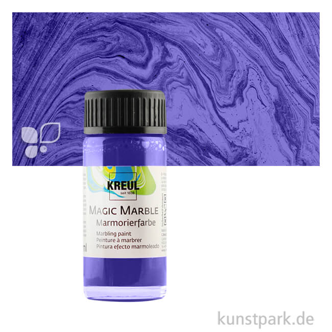 Artikelbild 1 des Artikels “KREUL MAGIC MARBLE Marmorierfarbe 20 ml Einzelfarbe | Violett“