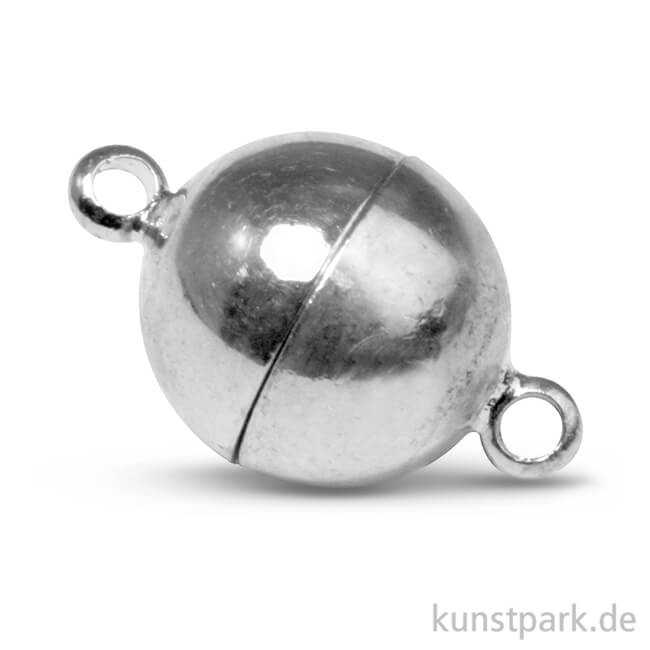 Artikelbild 1 des Artikels “Magnetschließe - Extra Stark - Echt Versilbert, 1 Stück 10 mm“
