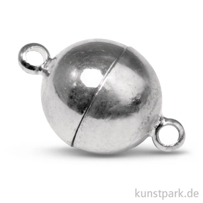 Artikelbild 1 des Artikels “Magnetschließe - Extra Stark - Echt Versilbert, 1 Stück 12 mm“