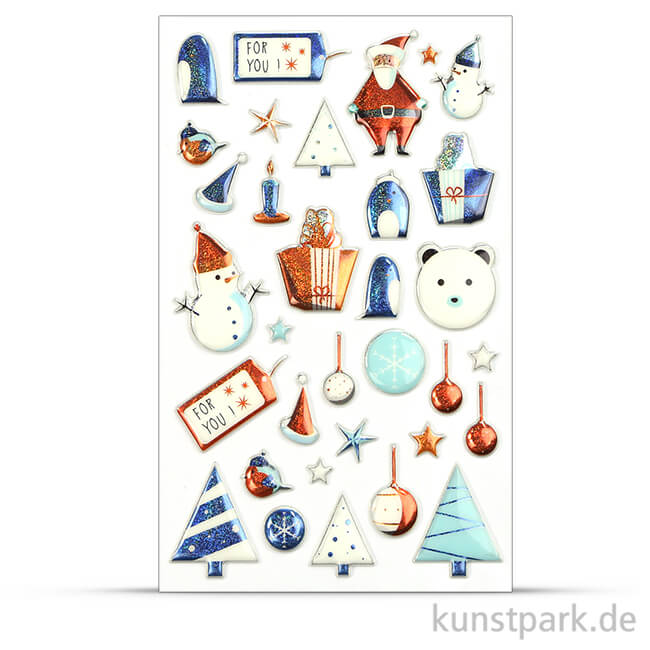 Artikelbild 1 des Artikels “Maildor Cooky Sticker - Weihnachten Blau “