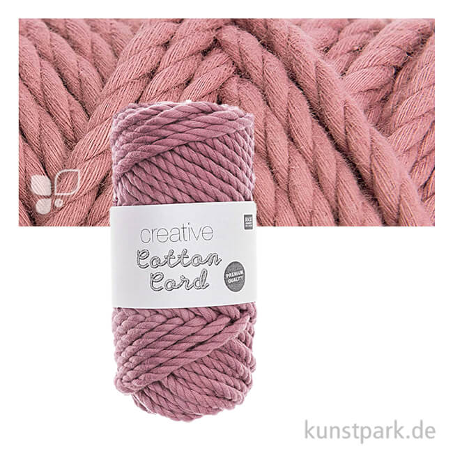Artikelbild 1 des Artikels “Makramee Baumwoll-Garn 130 g 5 mm | Flieder“