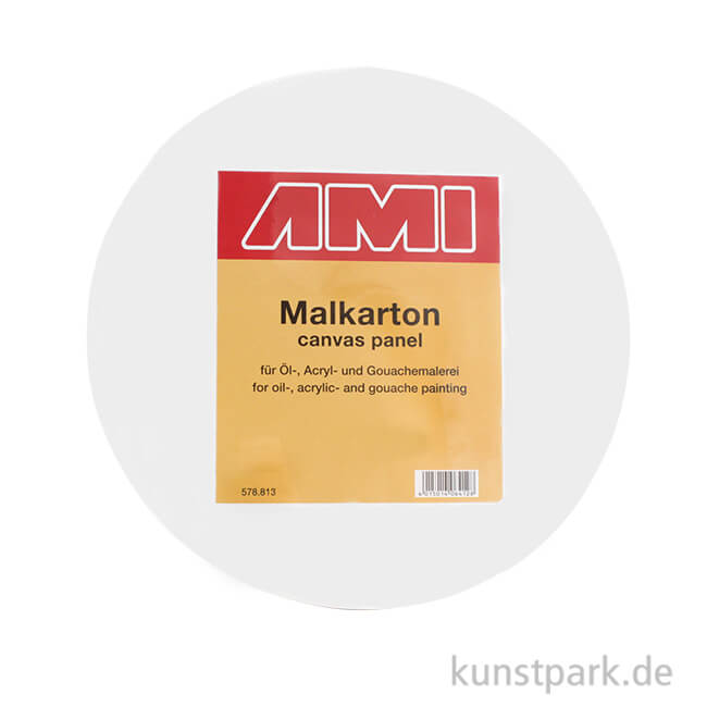 Artikelbild 1 des Artikels “Runder Malkarton mit Maltuch bespannt 20 cm“