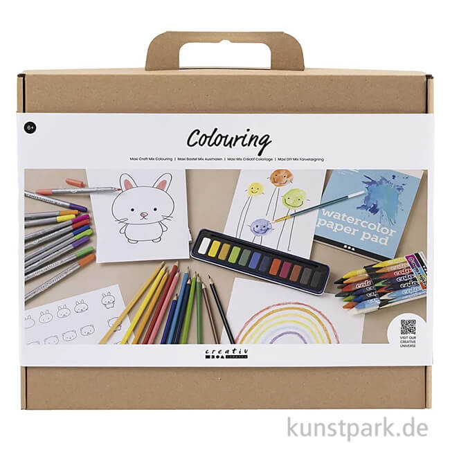 Artikelbild 1 des Artikels “Malset für Kinder - Farben, Stifte + Zubehör zum Ausmalen “