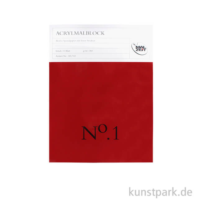 Artikelbild 1 des Artikels “Malzeit Acrylmalblock Nr.1, 10 Blatt, 360 g 24 x 32 cm“