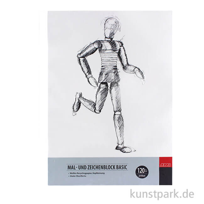 Artikelbild 1 des Artikels “Malzeit Mal- und Zeichenblock BASIC, 20 Blatt, 120 g DIN A3“