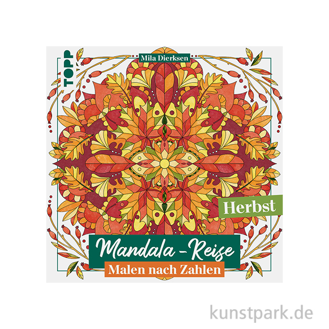 Artikelbild 1 des Artikels “Mandala-Reise Herbst, Malen nach Zahlen, Topp Verlag “