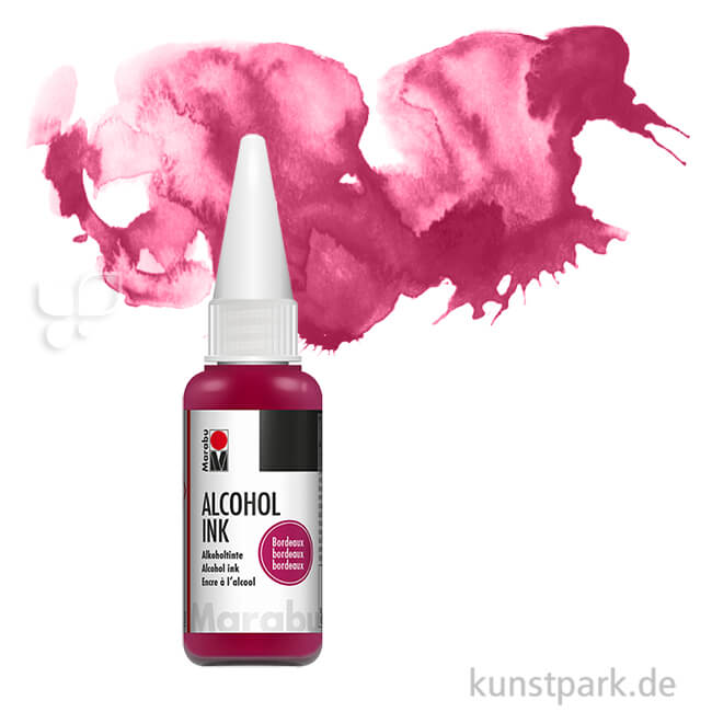 Artikelbild 1 des Artikels “Marabu Alcohol Ink - Alkoholtinte, 20 ml Einzelfarbe | Bordeaux“