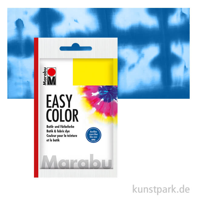 Artikelbild 1 des Artikels “Marabu Easy Color - Batikfarbe, 25g Beutel | Azurblau 095“