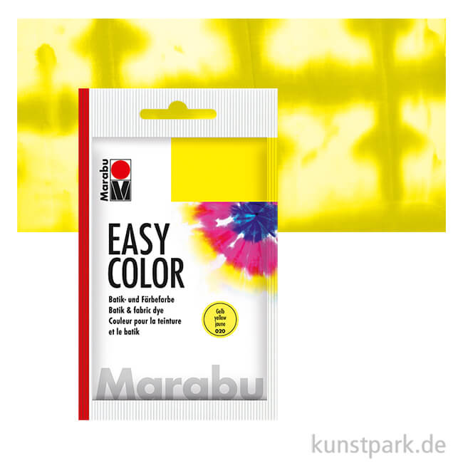 Artikelbild 1 des Artikels “Marabu Easy Color - Batikfarbe, 25g Beutel | Gelb 020“