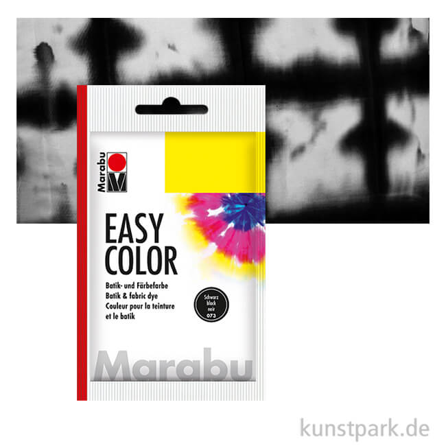 Artikelbild 1 des Artikels “Marabu Easy Color - Batikfarbe, 25g Beutel | Schwarz 073“