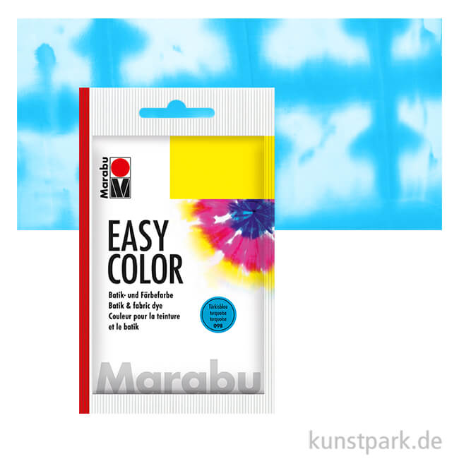 Artikelbild 1 des Artikels “Marabu Easy Color - Batikfarbe, 25g Beutel | Türkisblau 098“