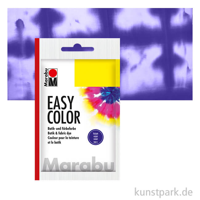 Artikelbild 1 des Artikels “Marabu Easy Color - Batikfarbe, 25g Beutel | Violett 251“