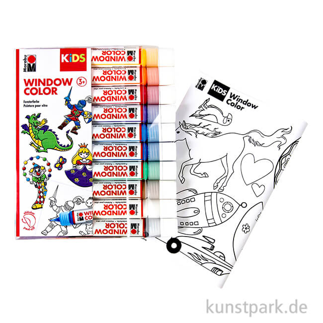 Artikelbild 1 des Artikels “Marabu KiDS Window Color Set - Favourites, 10 x 25 ml “