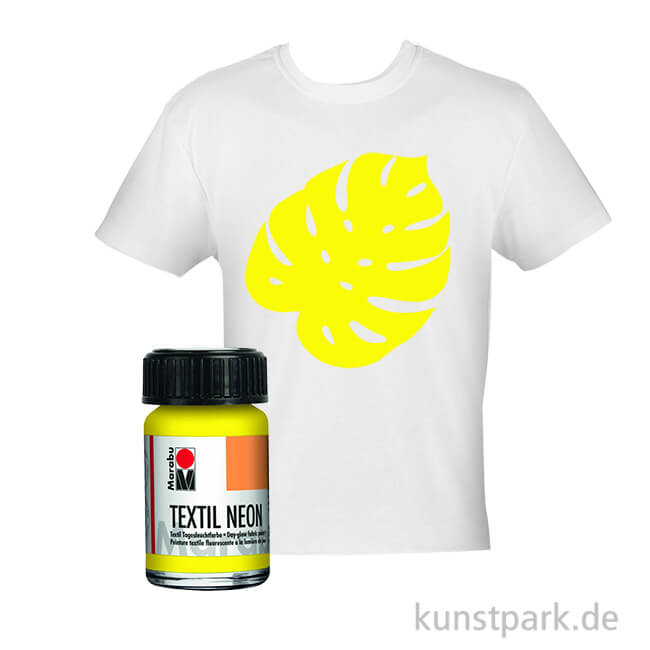 Artikelbild 1 des Artikels “Marabu Textil Neon 15 ml Einzelfarbe | Neon-Gelb“