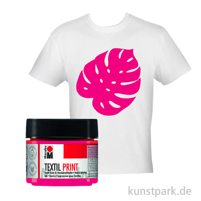 Artikelbild 1 des Artikels “Marabu Textil Print Siebdruckfarbe, 100 ml Einzelfarbe | Magenta“