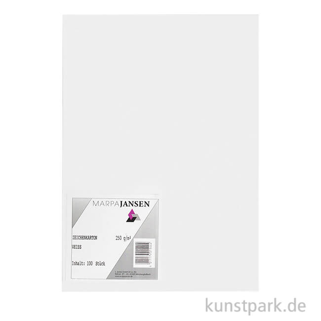 Artikelbild 1 des Artikels “Marpa Jansen Zeichenkarton 100 Blatt, 250g DIN A2“