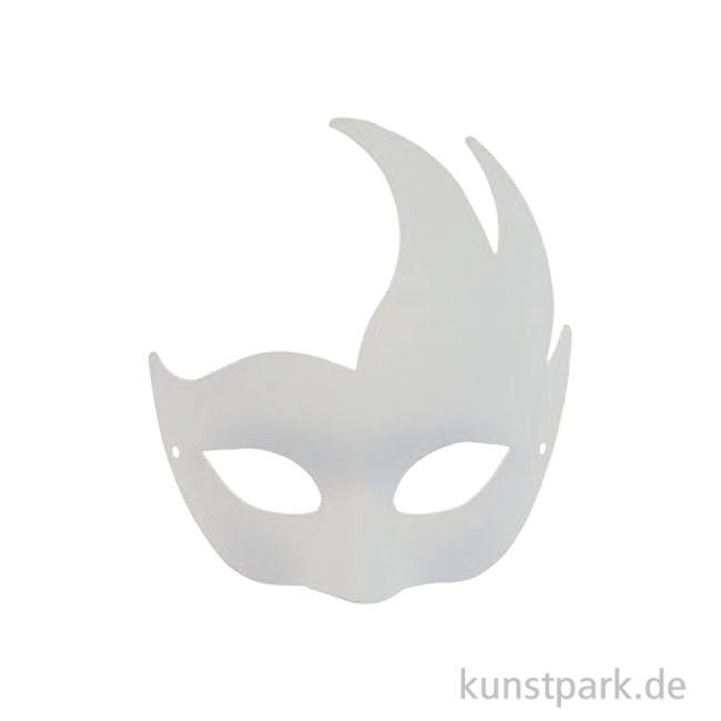 Artikelbild 1 des Artikels “Maske zum Bemalen, Karton, Weiß, 22 x 20 cm “