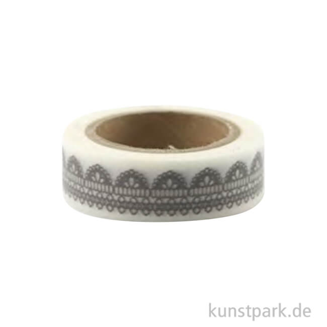 Artikelbild 1 des Artikels “Masking Tape - Lace White, 15 mm, 10 m Rolle “