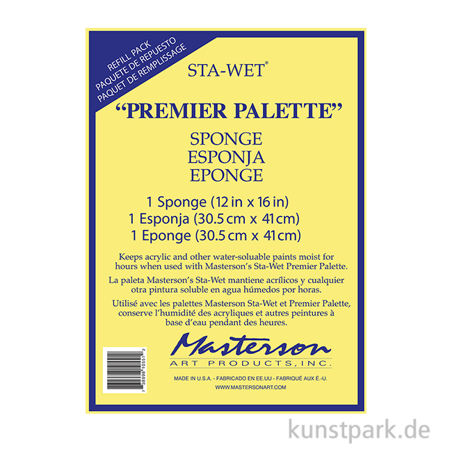 Artikelbild 1 des Artikels “Masterson Sta-Wet Premier - Sponge Refill, 1 Stück, 30,5 x 41 cm “