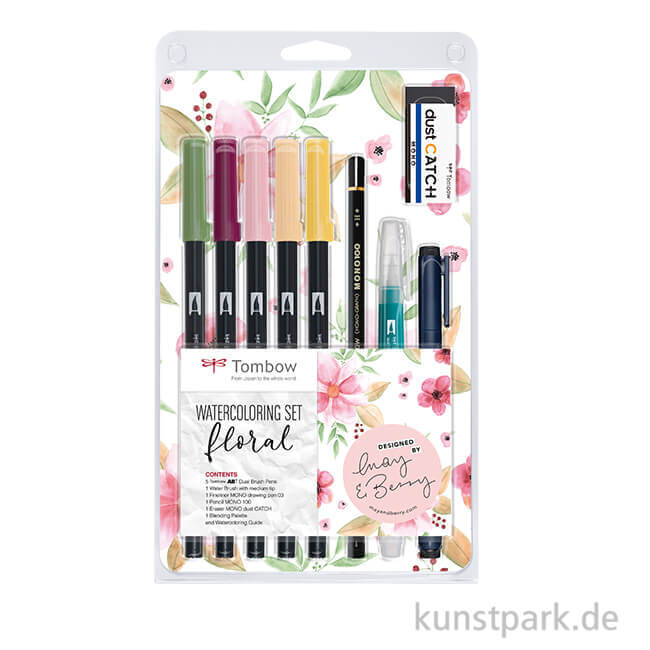 Artikelbild 1 des Artikels “Tombow May & Berry Watercoloring Set Floral “