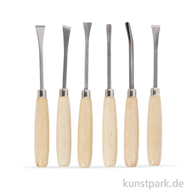 Artikelbild 1 des Artikels “Meißel Set, 6 teilig mit Holzgriffen “