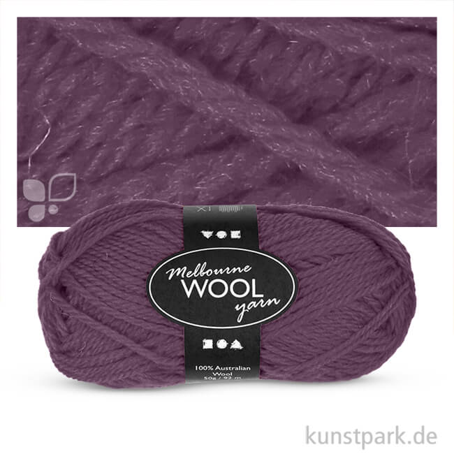 Artikelbild 1 des Artikels “Melbourne Wolle - 50 g 92 m | Lila“