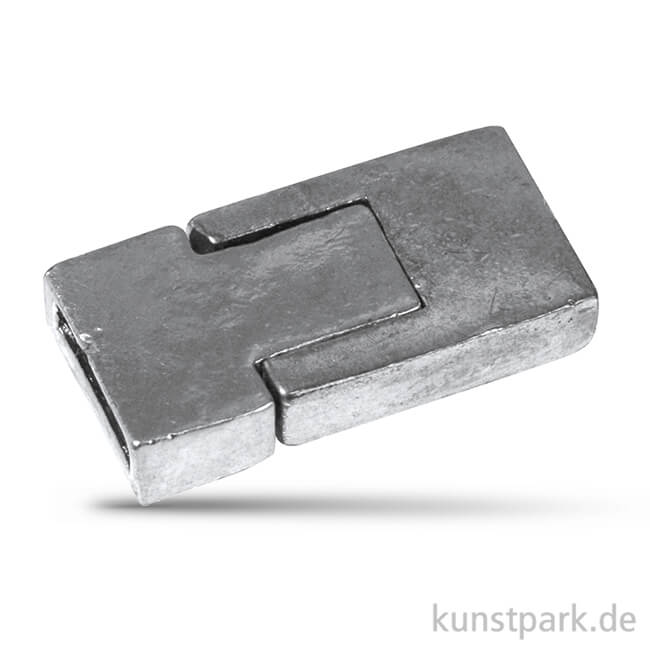 Artikelbild 1 des Artikels “Messing Magnetschließe für Armbänder - Altsilber “